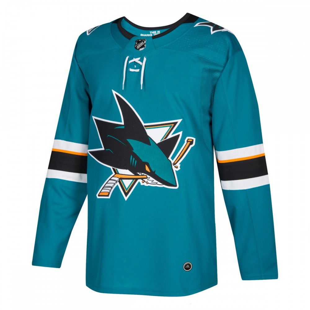 San Jose Sharks adidas Home Authentic Blank Jersey - Teal-Pro Kit Vault | Brand New 26/27 Sports Jerseys